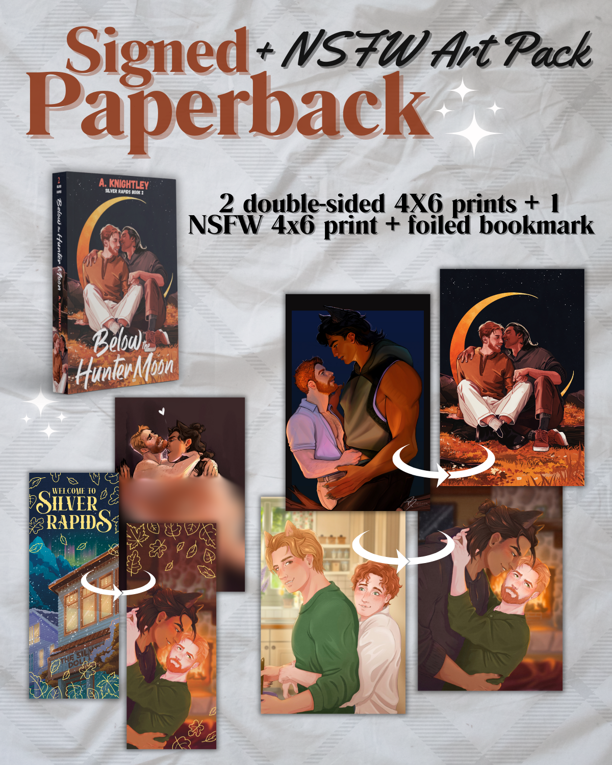 Below the Hunter Moon | Signed Paperback Art Bundle 2