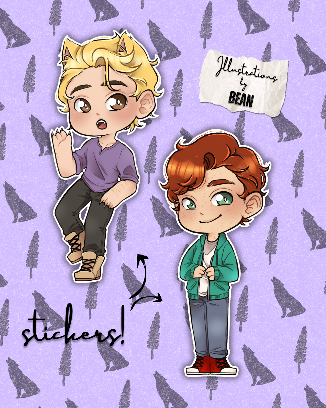 Under the Lupine Moon | Signed Paperback + Art Bundle