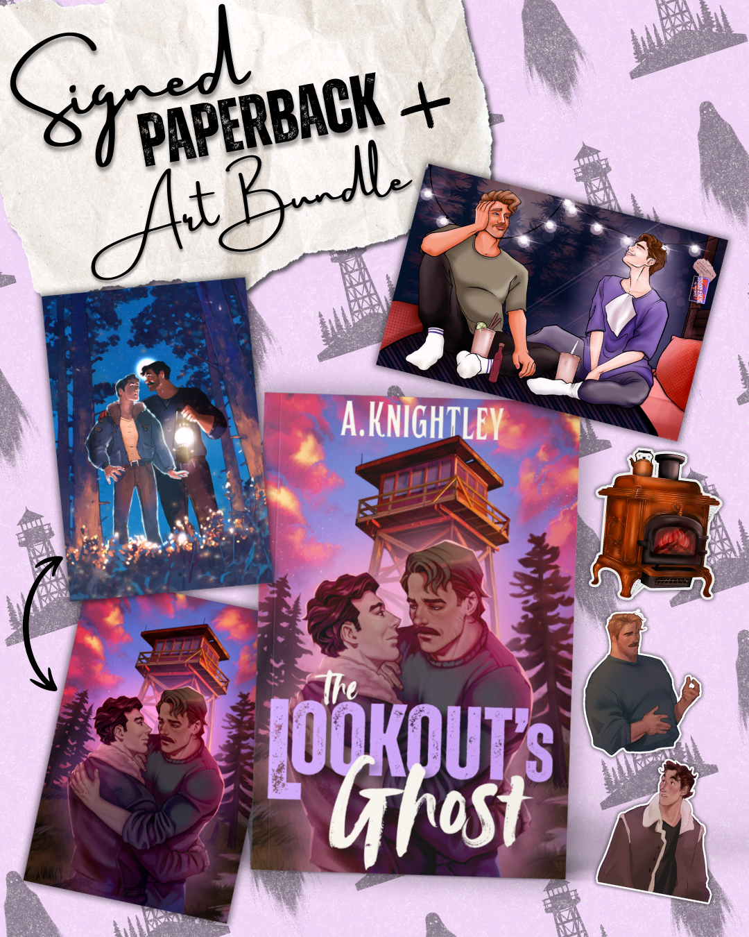 The Lookout's Ghost | Signed Paperback + Art Bundle | PRE-ORDER