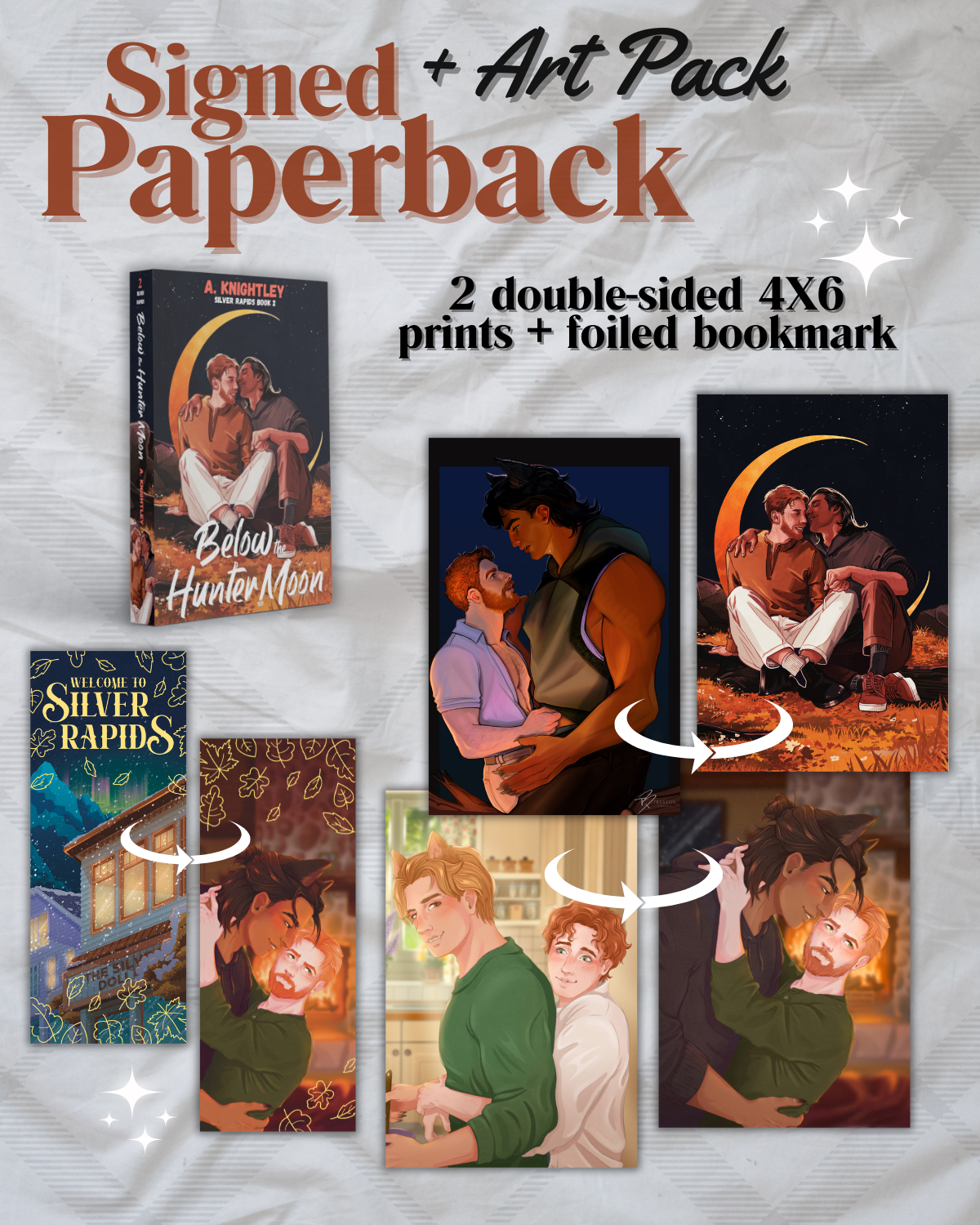 Below the Hunter Moon | Signed Paperback Art Bundle 1