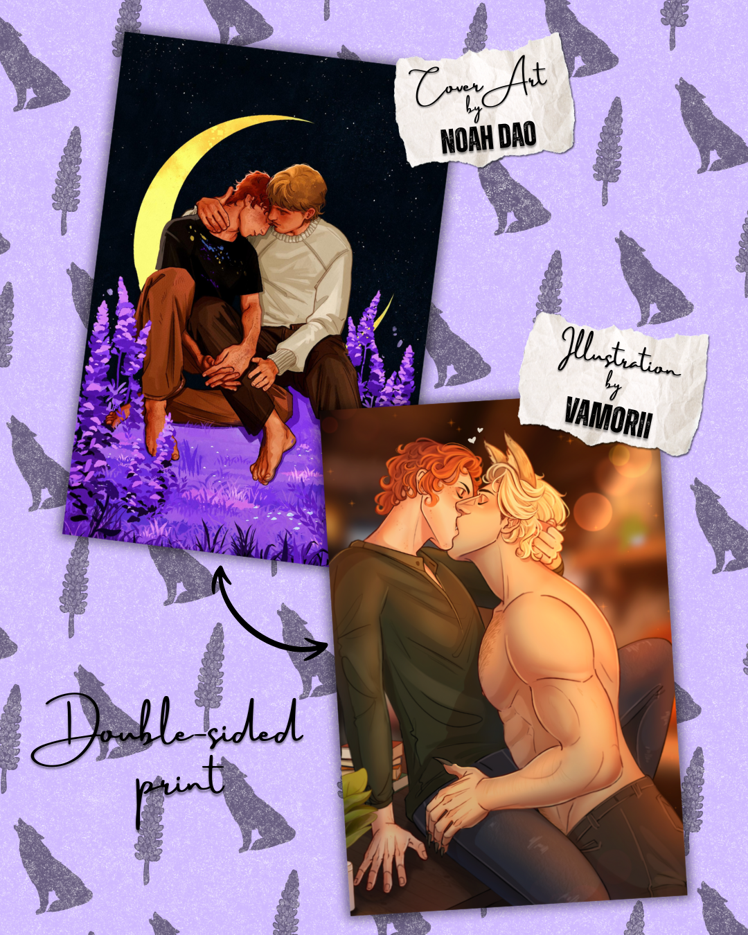 Under the Lupine Moon | Signed Paperback + Art Bundle