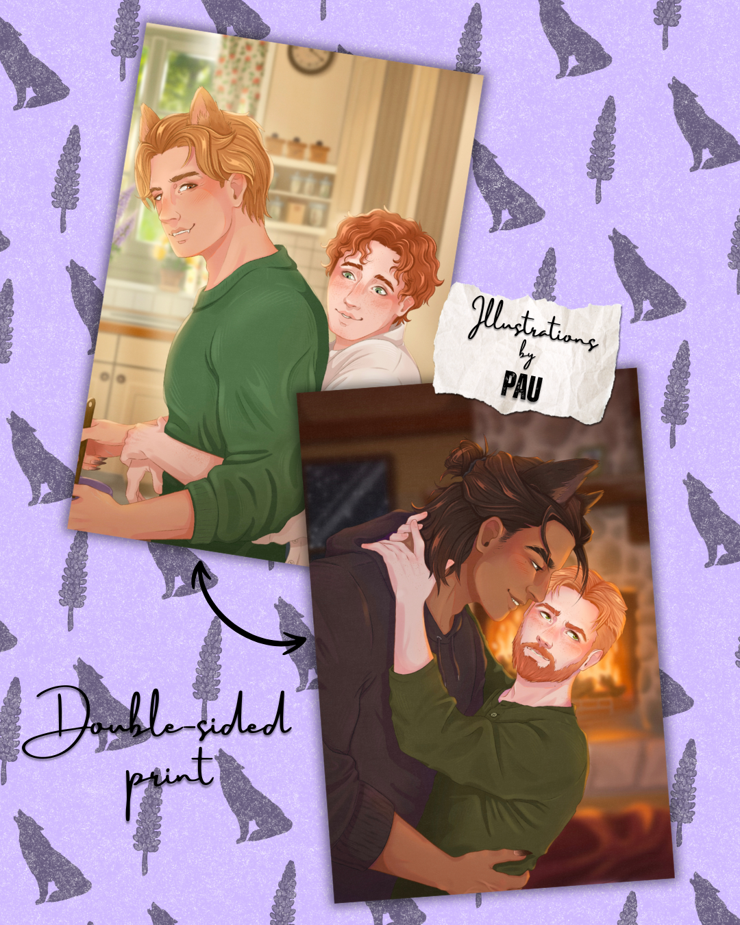 Under the Lupine Moon | Signed Paperback + Art Bundle