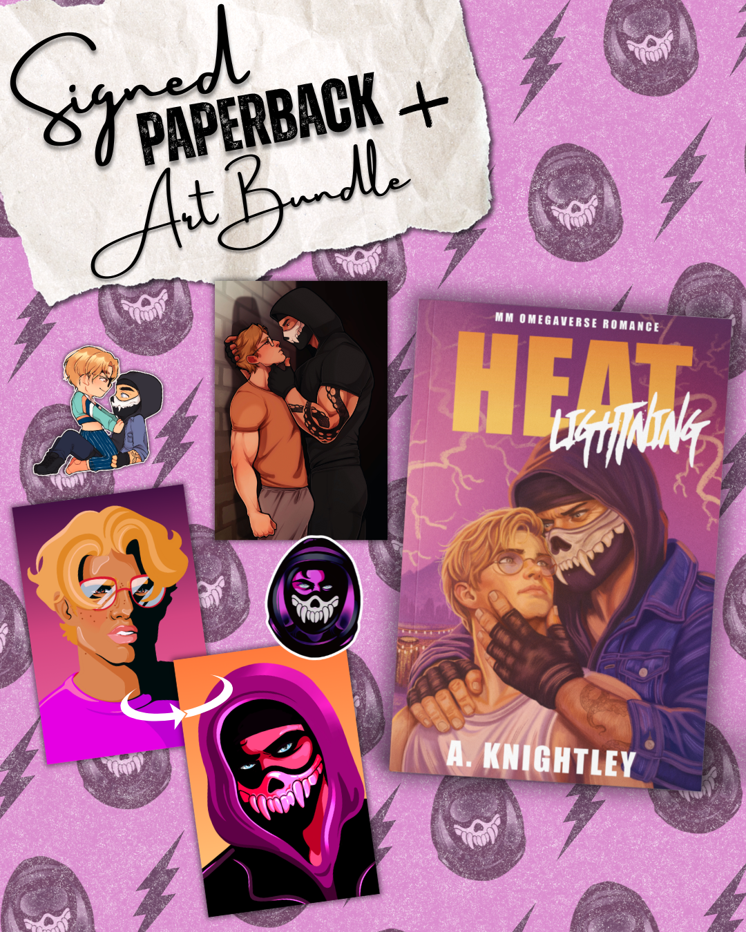 Heat Lightning | Signed Paperback + Art Bundle